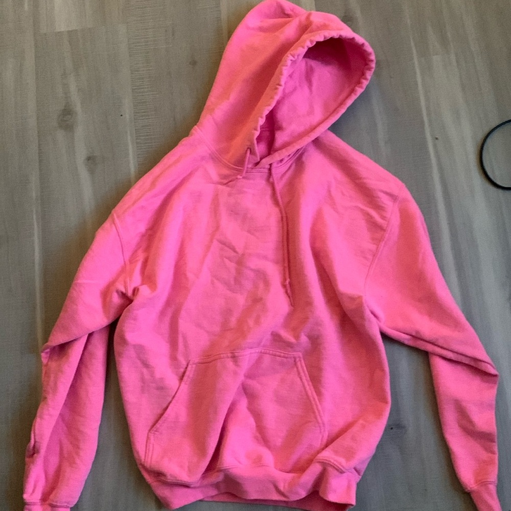 Pink hoodie